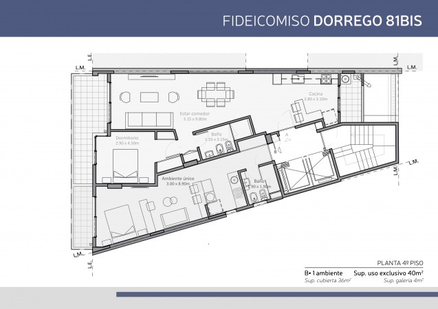 DEPARTAMENTO EN VENTA - DORREGO 81 BIS 